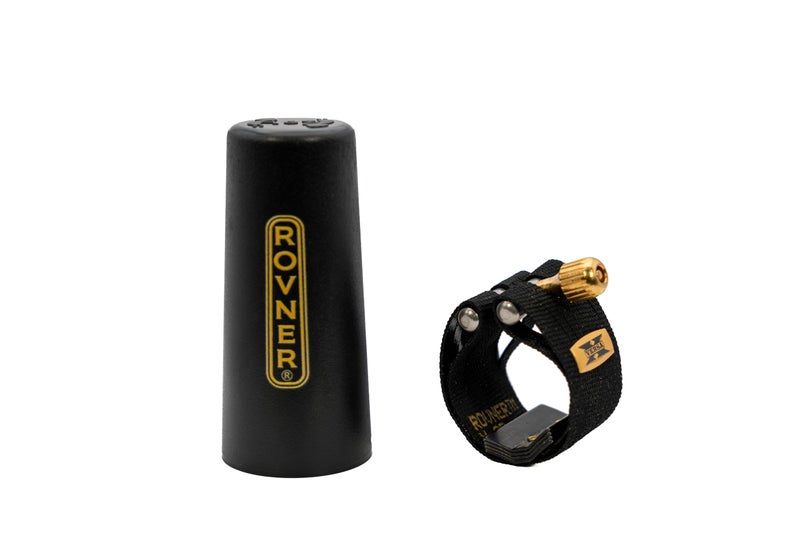 Rovner Ligature & Plastic Cap for Soprano Saxophone - Versa X Ligature for Hard Rubber Mouthpiece (X-1RVS) - Image 2